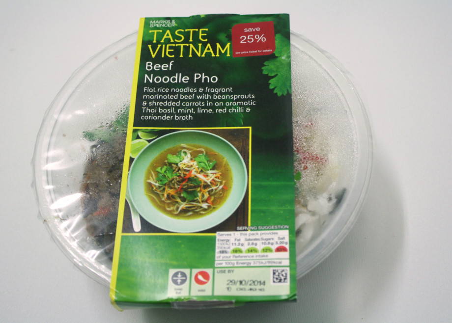Marks Spencer Taste Vietnam Beef Noodle Pho