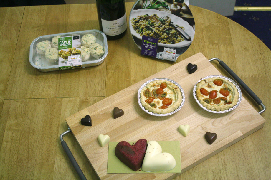 Valentines M&S food offers