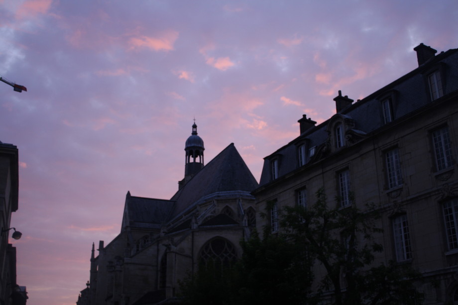 sunset Paris