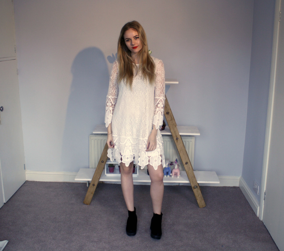 Lace dress Boohoo